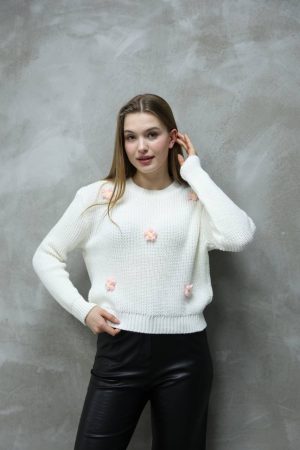 Rosso Sweater White